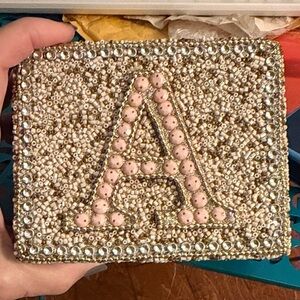AAA 3 for 12$AAA Beaded Initial 'A' Storage Box